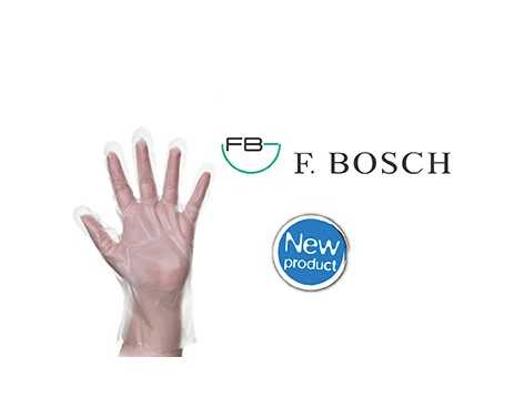 Gloves - F. Bosch TPE Disposable Gloves Clear White