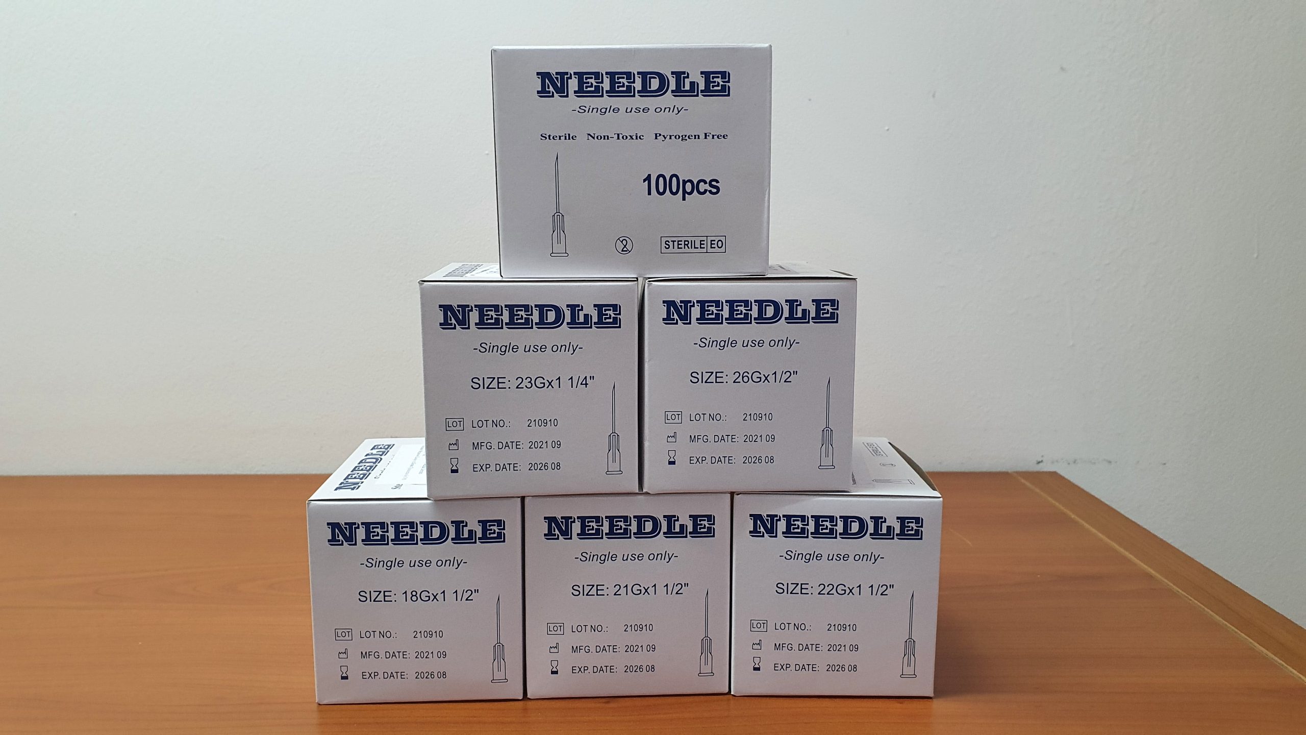 Sterile Disposable NEEDLE  18G, 20G, 21G, 23G, 25G, 27G, 29G, 30G