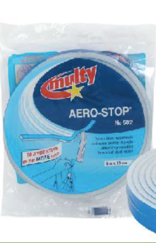 ΜULTY AIR TAPE 502 ADHESIVE, SEALS DOORS - WINDOWS- WATERPROOF